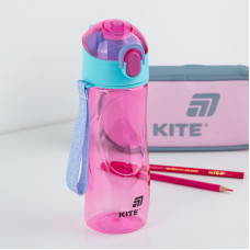 Пляшка для води "Kite" /K25-400-1/ 530 мл, рожева (1/12)