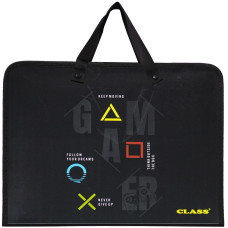 Папка з ручками 35*25,5*4,5см "CLASS" /5633-25C/ "GAMER" 600 мкм РР (1/60)