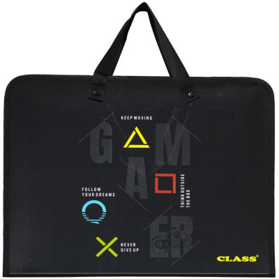 Папка з ручками 35*25,5*4,5см "CLASS" /5633-25C/ "GAMER" 600 мкм РР (1/60)