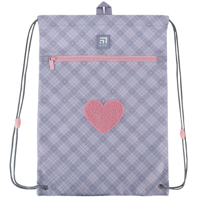 Сумка для взуття "Kite" /K24-601M-23/ 601M Fluffy Heart (66439) (1/20)