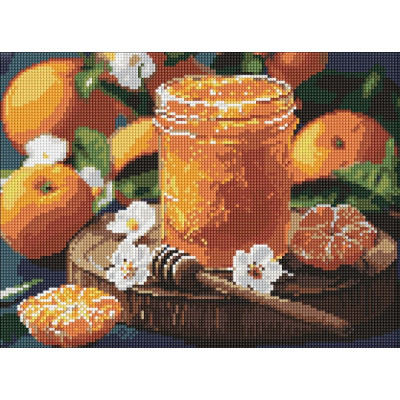 Алмазна мозаїка "Ідейка" /AMO8128/ "Мандаринове варення" 30х40см