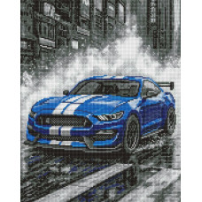 Алмазна мозаїка "Ідейка" /AMO8248/ "Сині перегони" 40х50см