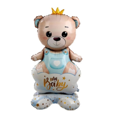 Кулька фольгована "WB" /10461/ нейлонова ведмедик My baby, 145*77см (1/5)
