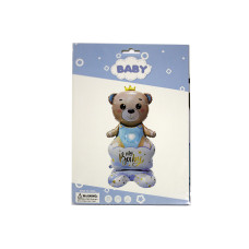 Кулька фольгована "WB" /10461/ нейлонова ведмедик My baby, 145*77см (1/5)