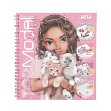 Набір для творчості 24*20,5см/46арк. /2560-2/ "Top Model котик" +наклейки 5арк. (1/12)