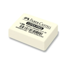 Гумка "Faber-Castell" /184120/ 7041-20 каучукова, біла (20)