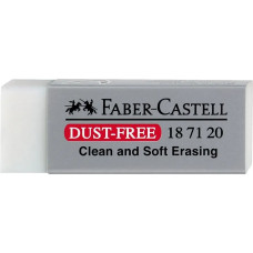 Гумка "Faber-Castell" /187120/ DUST FREE вініл, біла (20)