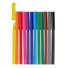 Фломастери "Faber-Castell" 12 кол. /554201/ FELT TIP "ЗАМОК" у карт.упаковці (1/10)