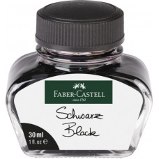 Чорнило "Faber-Castell" /149854/ чорне, 30мл в скляній банці