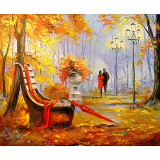 Алмазна мозаїка "Go to art" /177110/  "Після дощу" 40*50см