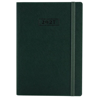 Щоденник "OPTIMA" ДАТ. 2027 /O25235-04/ CROSS, зелений, А5, м'яка обкладинка з гумкою (1/20)