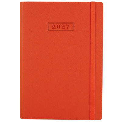 Щоденник "OPTIMA" ДАТ. 2027 /O25235-06/ CROSS, помаранчевий, А5, м'яка обкладинка з гумкою (1/20)
