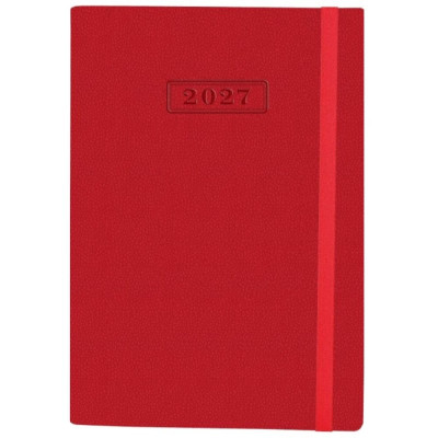 Щоденник "OPTIMA" ДАТ. 2027 /O25205-03/ NAMIB, червоний, А5, з гумкою без поролону (1/20)