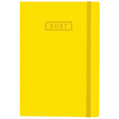 Щоденник "OPTIMA" ДАТ. 2027 /O25205-05/ NAMIB, жовтий, А5, з гумкою без поролону (1/20)