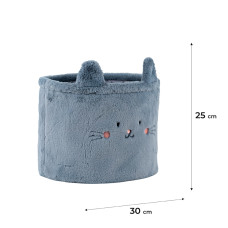 Кошик для зберігання "Kite" /K24-3100M-2/ Cute Cat 30х25 см, плюшевий