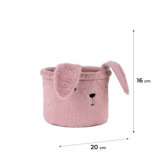 Кошик для зберігання "Kite" /K24-3100S-1/ Lovely Rabbit 20х16 см, плюшевий