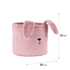 Кошик для зберігання "Kite" /K24-3100M-1/ Lovely Rabbit 30х25 см, плюшевий