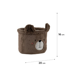 Кошик для зберігання "Kite" /K24-3100S-3/ Sweet Bear 20х16 см, плюшевий