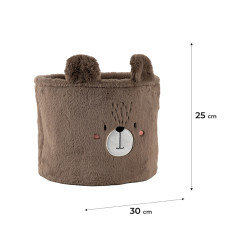 Кошик для зберігання "Kite" /K24-3100M-3/ Sweet Bear 30х25 см, плюшевий