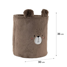 Кошик для зберігання "Kite" /K24-3100L-3/ Sweet Bear 30х35 см, плюшевий