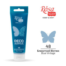 АКРИЛ для декору "ROSA TALENT" /48/ Блакитний вінтаж, матовий, 75 мл (1/4)