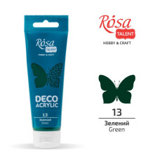 АКРИЛ для декору "ROSA TALENT" /13/ Зелений, матовий, 75 мл (1/4)