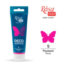 АКРИЛ для декору "ROSA TALENT" /09/ Рожевий, матовий, 75 мл (1/4)