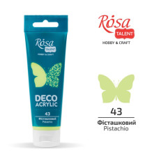 АКРИЛ для декору "ROSA TALENT" /43/ Фісташковий, матовий, 75 мл (1/4)