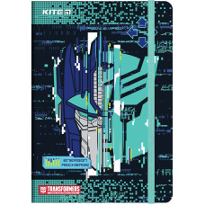 Блокнот А5/80 "Kite" /TF22-466/ # на гумці, "Transformers",тв.обкл.,світиться в темряві (1/20)