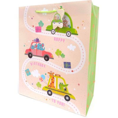 Пакет подарунковий "Art studio of Happines" 26х32х12 см /GB-24037/ мат.лам. (10)