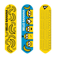Закладки 2D "Yes" /707349/ "Minions" + лін.15см + табл. множ., 19*4,5 см (1/100)