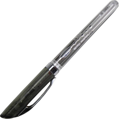 Ручка гелева "Flair" 747A "Writometer gel" (1,2 км) чорна (12/144/1152)