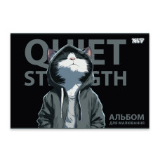 Зошит для малювання А4/20арк "YES" /130644/ клеєний, з перфорацією Mystery cat (8/192)
