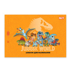 Зошит для малювання А4/12арк "YES" /130619/ скоба, з перфорацією Jurassic World.Kids (8/192)