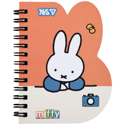 Блокнот В7/60 # "YES" /152219/ спіраль Miffy Camera (1/30/60)