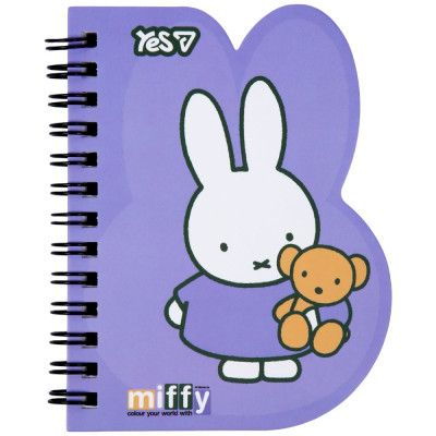 Блокнот В7/60 # "YES" /152220/ спіраль Miffy Teddy (1/30/60)