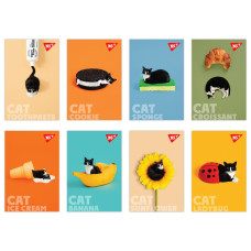 Блокнот А7/48 # склейка "YES" /152099/ Catstyle (1/40/320)