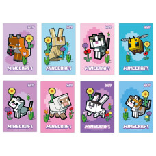 Блокнот А7/48 # склейка "YES" /152568/ Minecraft.Spring (1/40/320)