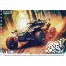 Альбом для малювання "Школярик" А4/30арк./PB-SC-030-8018/ спіраль, 120г/м2, УФ-лак (9/63)