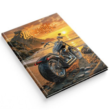 Щоденник шкільний "Soft Touch" тв.обкл. /1В3546/ виб.УФ лак, тиснення "Мотобайк" (1/20)