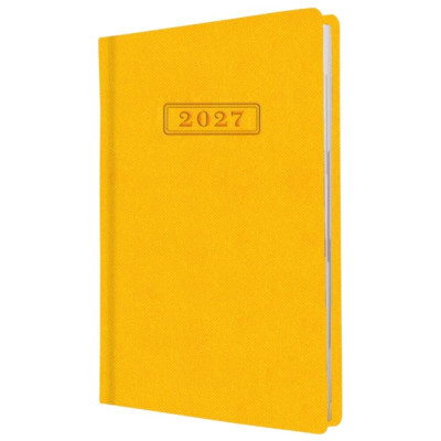 Щоденник "OPTIMA" ДАТ. 2027 /O25204-05/ SQUARE, жовтий, А5, без поролону (1/20)