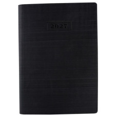 Щоденник "OPTIMA" ДАТ. 2027 /O25285-01/ STRIPE, чорний, А5, м'яка обкладинка (1/20)