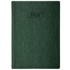 Щоденник "OPTIMA" ДАТ. 2027 /O26126-04/ TWEED, зелений, А5 (1/20)
