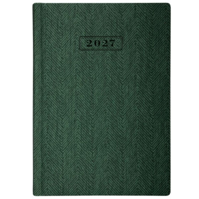 Щоденник "OPTIMA" ДАТ. 2027 /O26126-04/ TWEED, зелений, А5 (1/20)