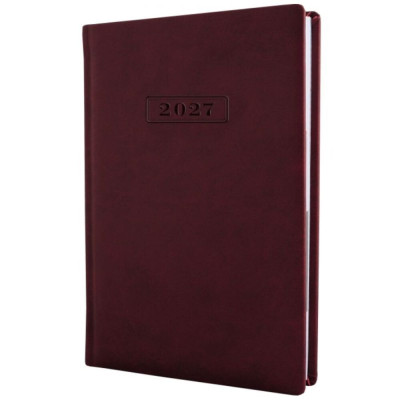 Щоденник "OPTIMA" ДАТ. 2027 /O25230-18/ VIVELLA, бордо, А5 (1/20)