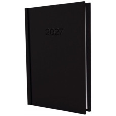 Щоденник "ECONOMIX" ДАТ. 2027 /E21612-01/ SATIN, чорний, А5 (1/20)