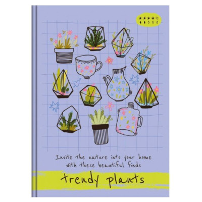 Блокнот А5/72арк "Рюкзачок" /ТП-1/ "TRENDY PLANTS" # тв/лам. обкл., 60 г/м2, мікс (1/16)