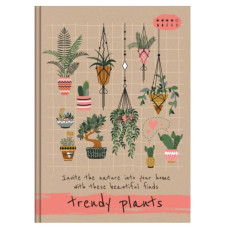 Блокнот А5/72арк "Рюкзачок" /ТП-1/ "TRENDY PLANTS" # тв/лам. обкл., 60 г/м2, мікс (1/16)