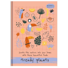 Блокнот А5/72арк "Рюкзачок" /ТП-1/ "TRENDY PLANTS" # тв/лам. обкл., 60 г/м2, мікс (1/16)