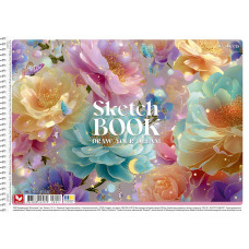 Альбом для малювання "Школярик" А4/30арк./PB-SC-030-8057/ спіраль, 120г/м2, УФ-лак (9/63)